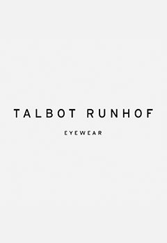 Talbot Runhof grey and black logo