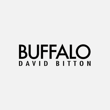 Buffalo David Bitton grey and black logo